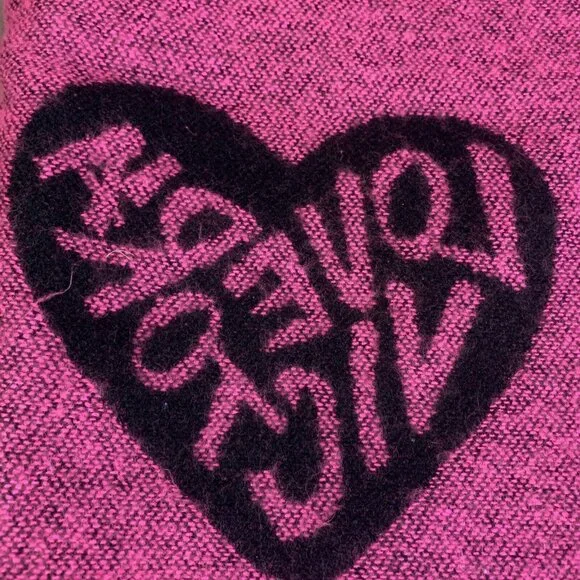 Victoria Secret Winter Angel Love Victoria Scarf 53 X 60” - Picture 6 of 6